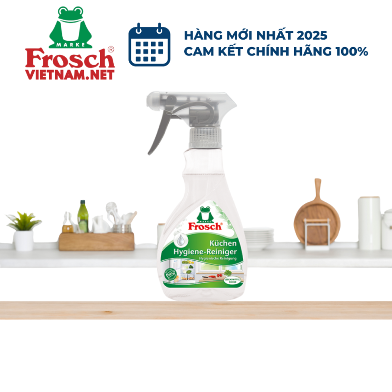 Chai Xịt Vệ Sinh Tủ Lạnh Hữu Cơ Frosch 300ml