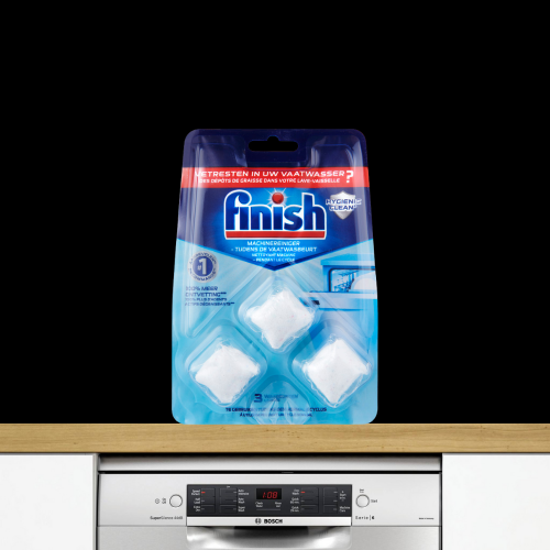 Vỉ 3 viên vệ sinh bảo trì máy rửa chén Finish hằng tháng (EU) – (Vỉ 3 viên - Khuyên dùng 1 tháng 1 lần/viên).