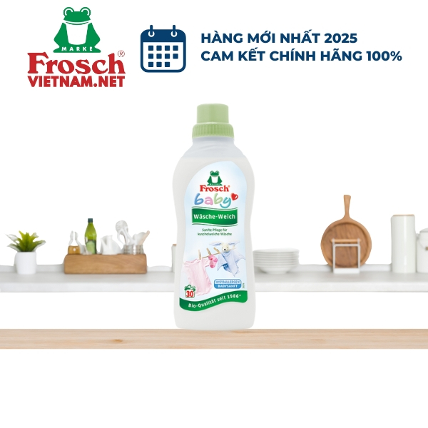 Chai Nước Xả Vải Dùng Cho Trẻ Em Hữu Cơ Frosch 750ml
