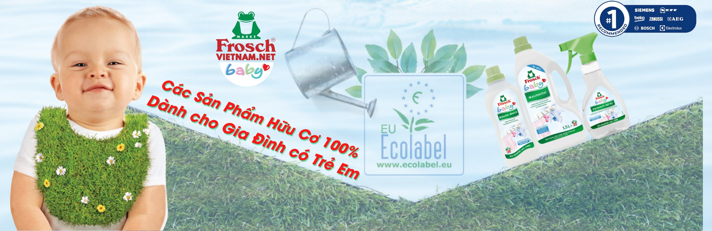 Frosch Hữu Cơ 100% Dành Cho Trẻ Em